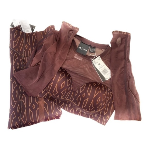 NWT Adidas X Ivy Park Monogram Crop Top Size: M - Picture 5 of 6